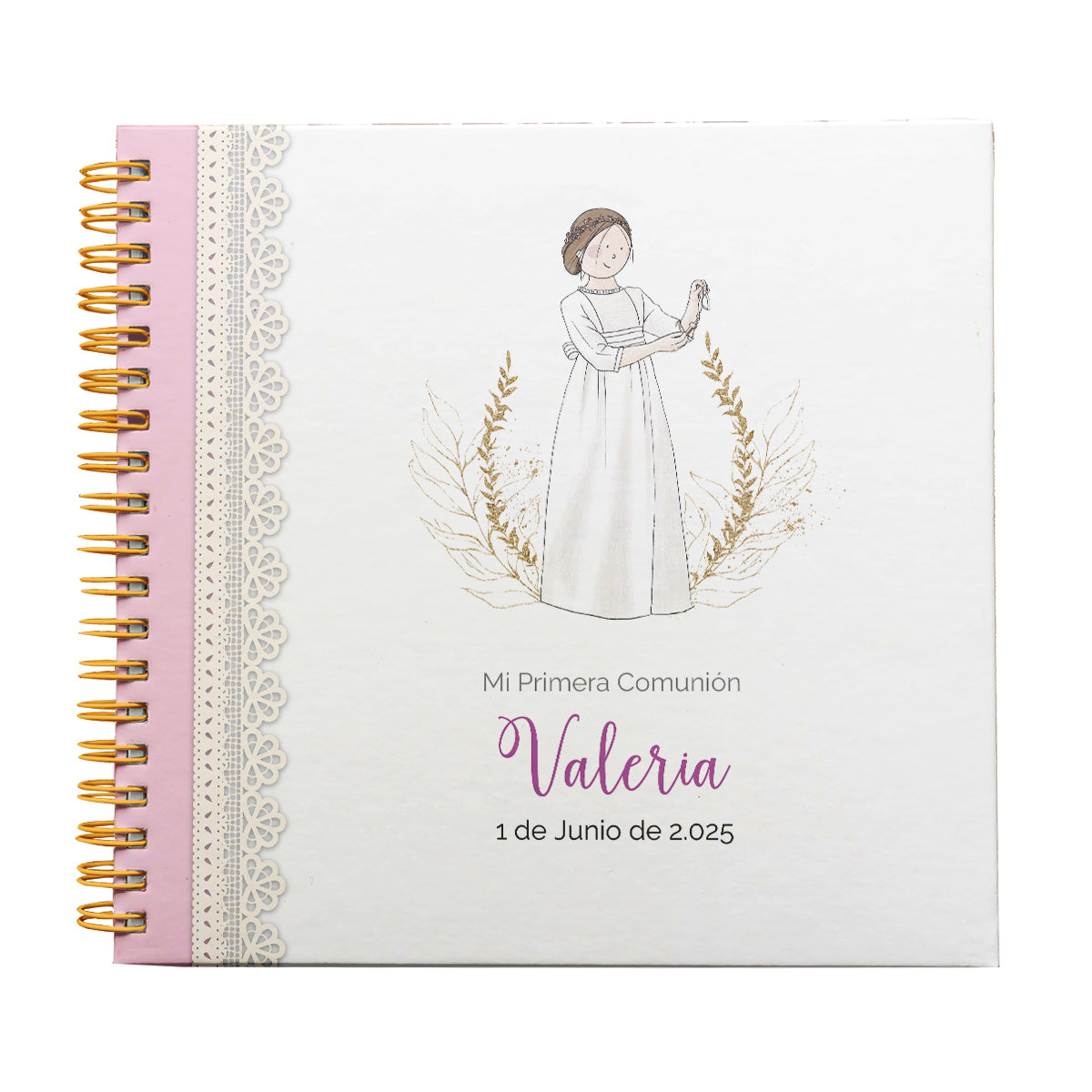Libro comunión niña