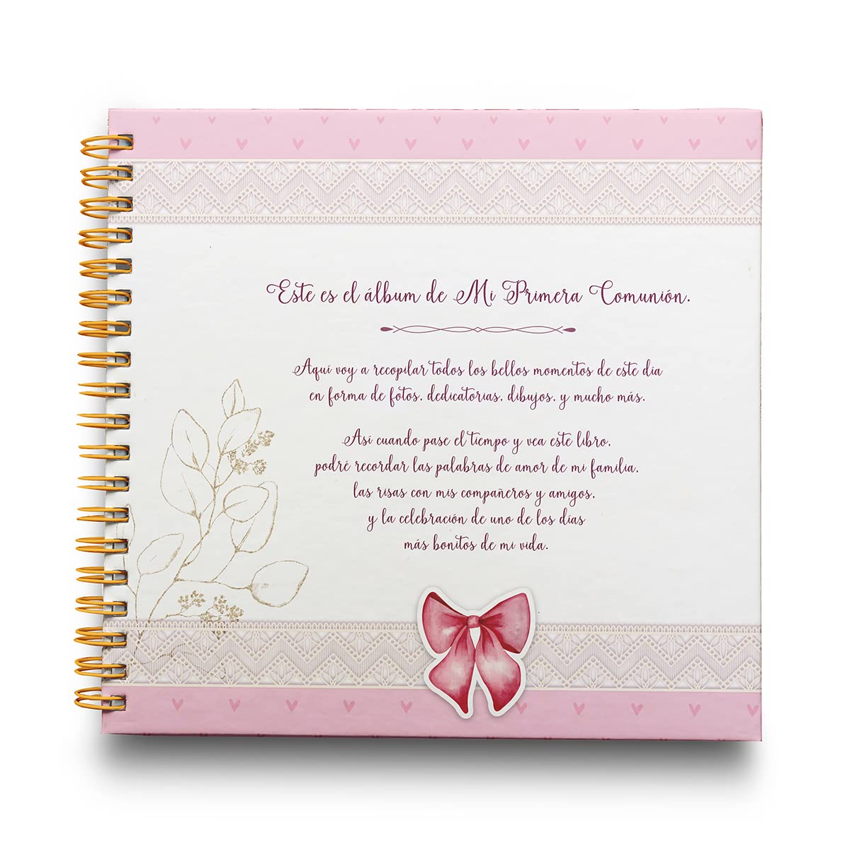 Libro comunión niña