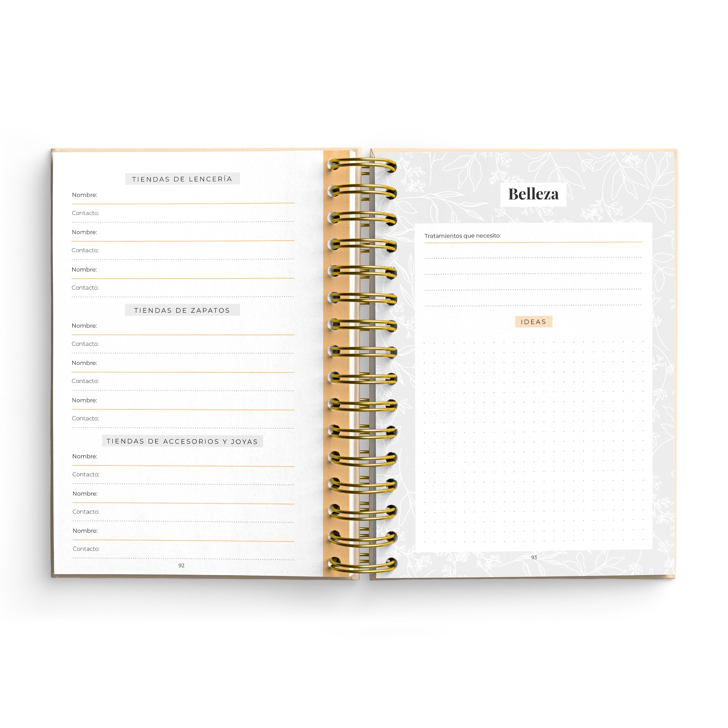 Agenda de Boda