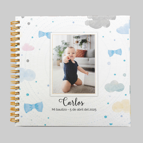 Libro bautizo niño
