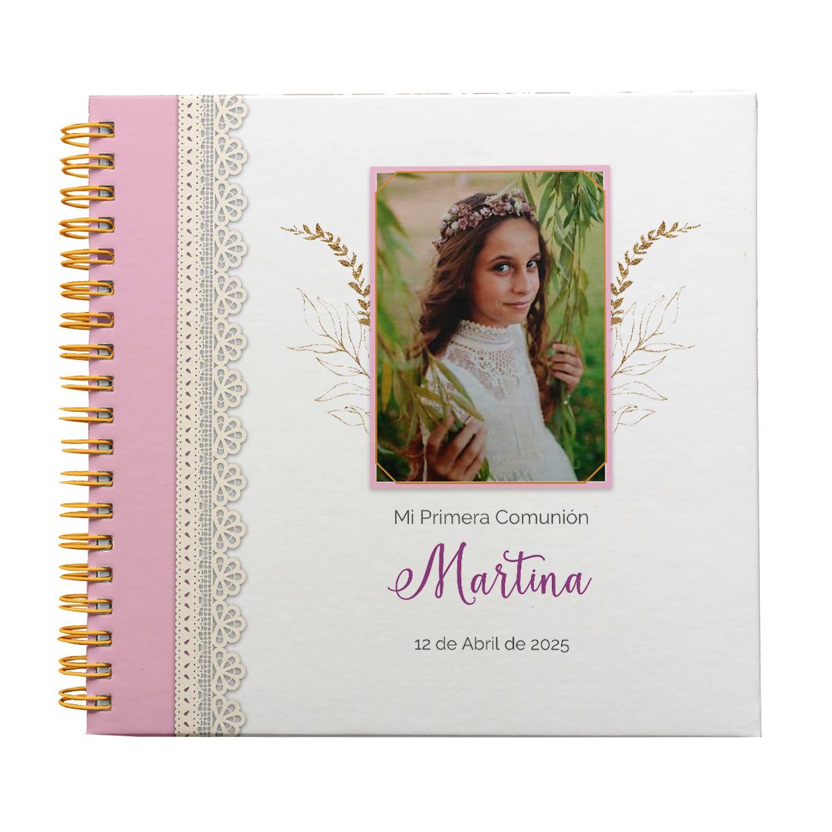 Libro comunión niña