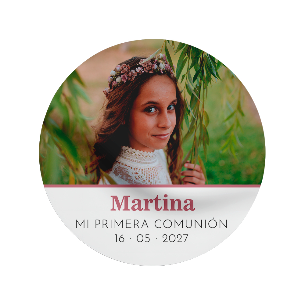 Pegatina Foto Niña