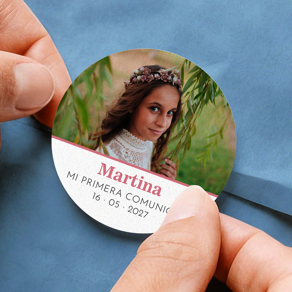 Pegatina Foto Niña