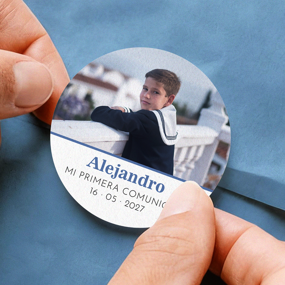 Pegatina Foto Niño