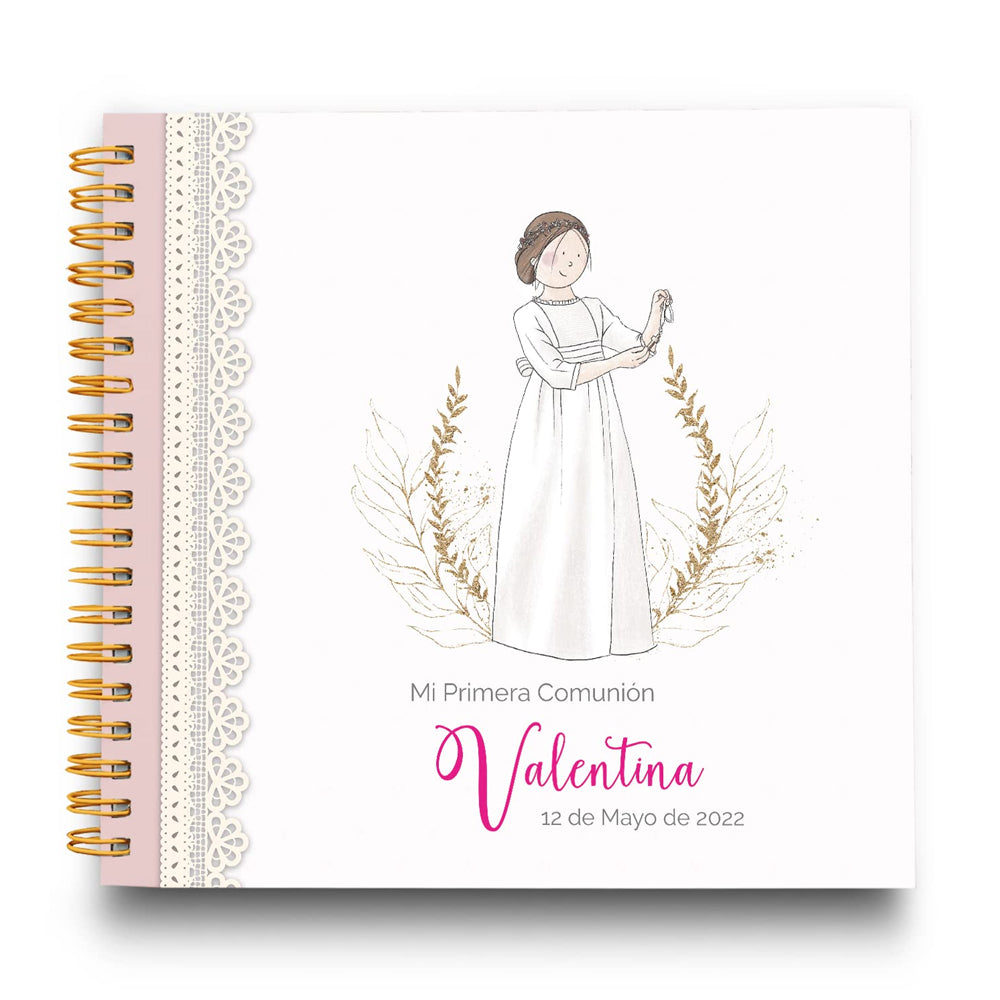 Libro Firmas Comunión Niña