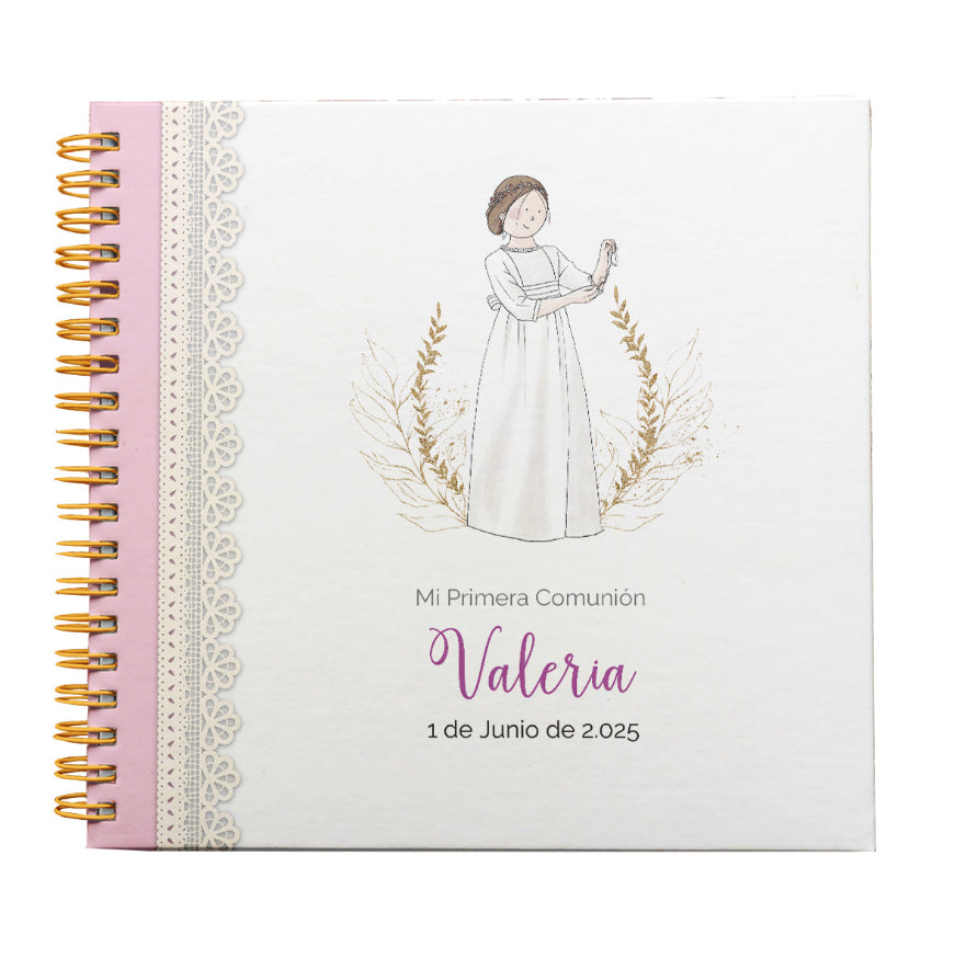 Libro comunión niña